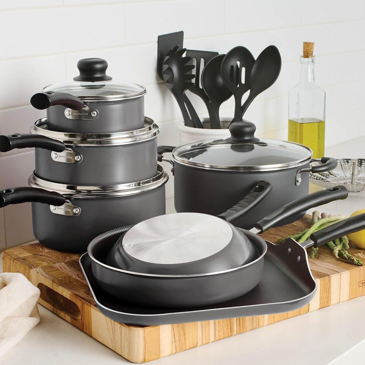 None Stick cookware  Black set - Image 1