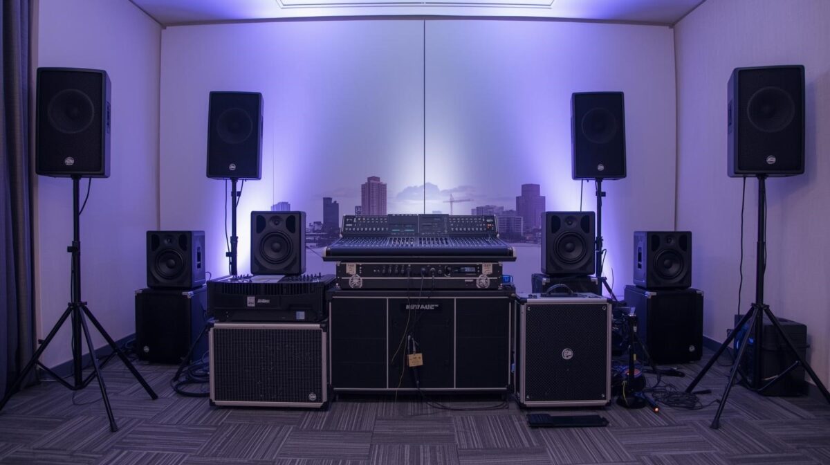 Mid range events PA systems for hire - Image 1